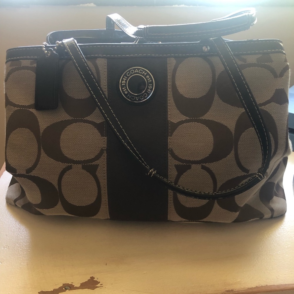 Coach Brown Signature Logo Bag